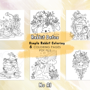 Simple Rabbit Coloring