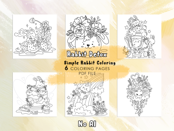 Simple Rabbit Coloring